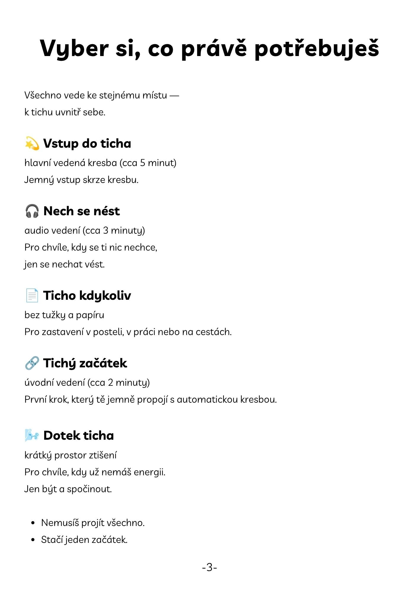 NÁVRAT DO TICHA