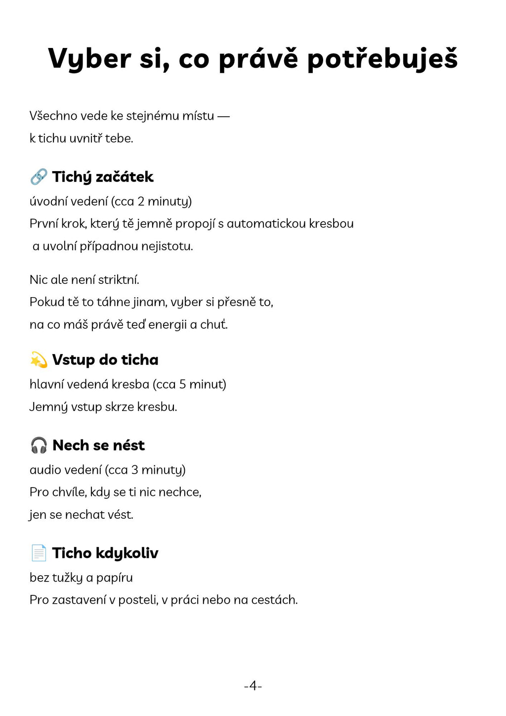 NÁVRAT DO TICHA