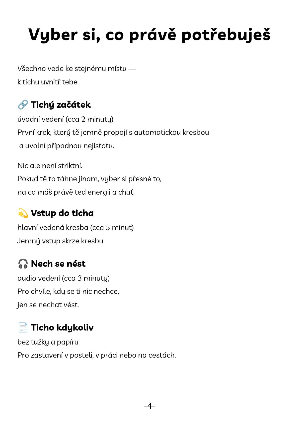 NÁVRAT DO TICHA